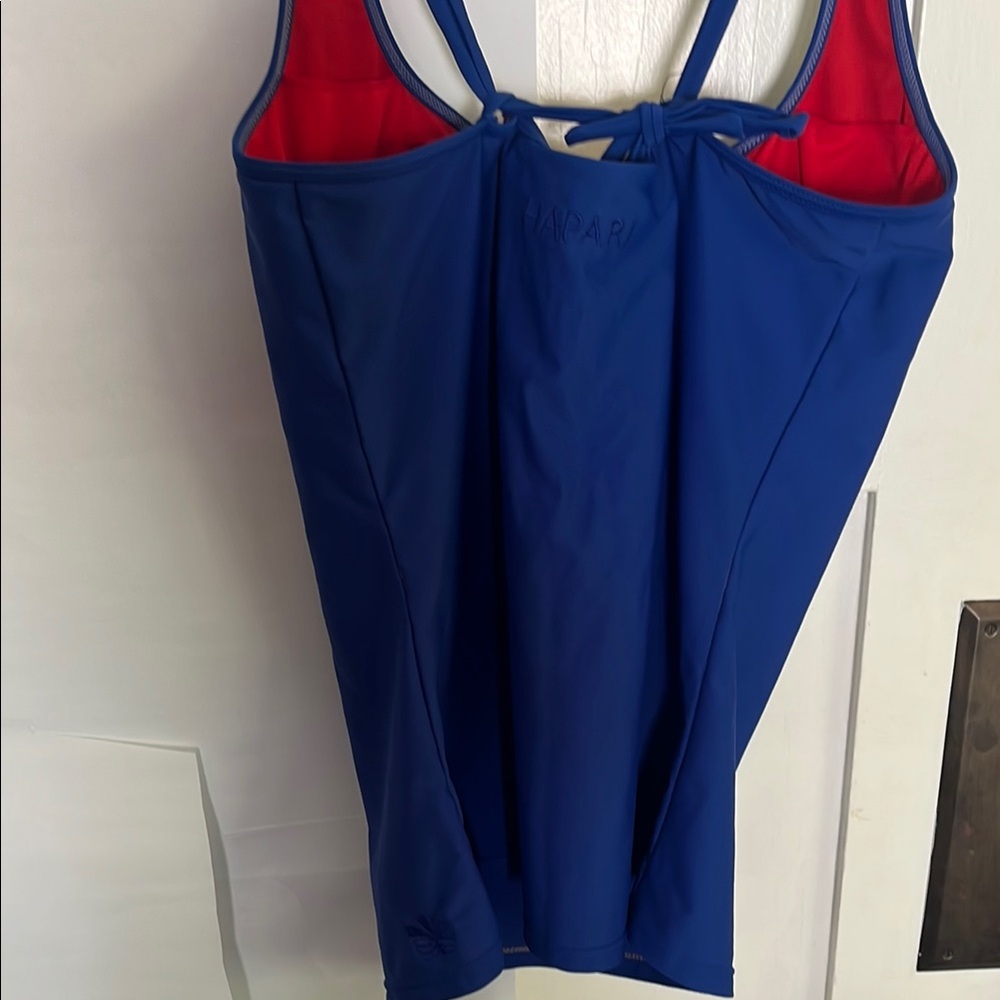 Hapari Deep Blue Swim Tankini top - Picture 2 of 5